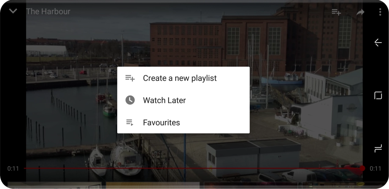 Press the required playlist.