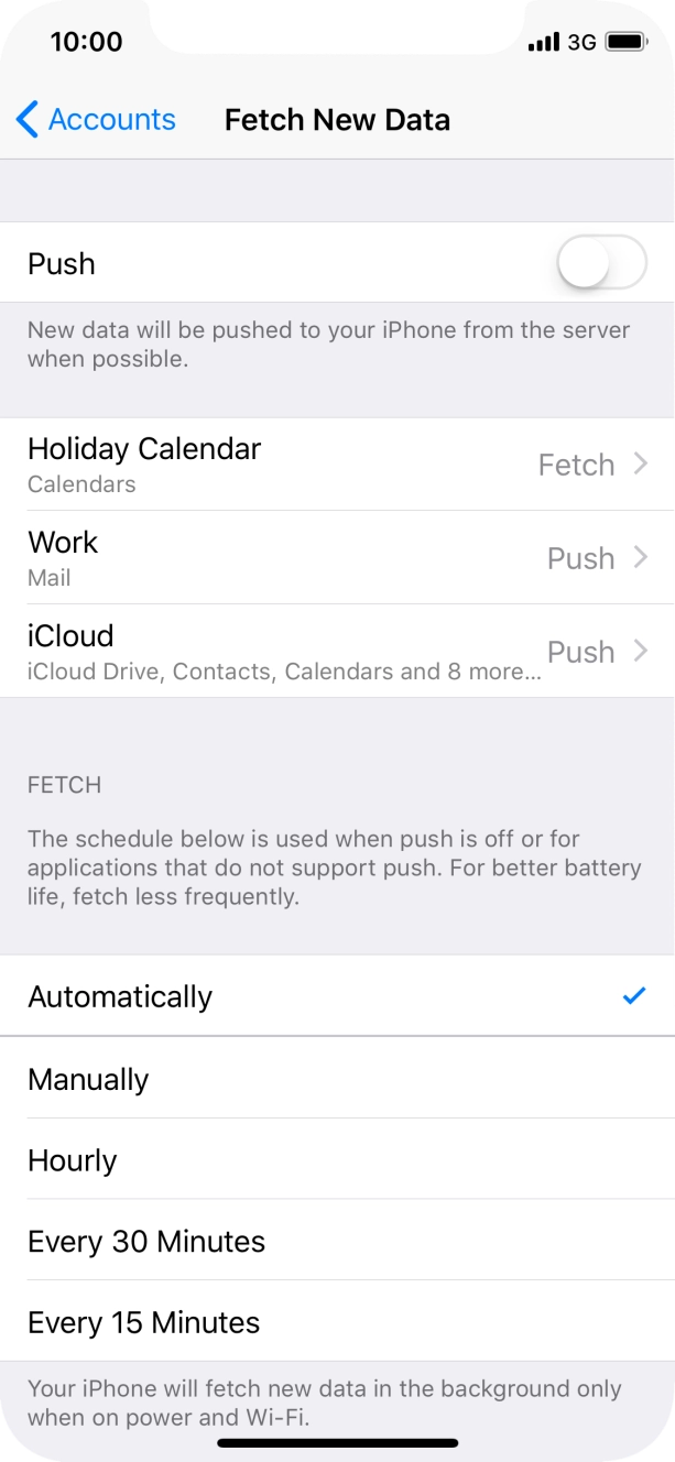 If you turn off the function, press the required setting. If you turn off the function, press the required setting.