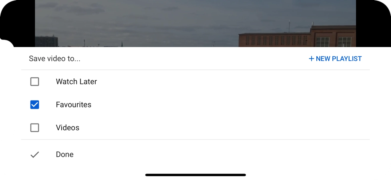 Press the required playlist. Press the required playlist.