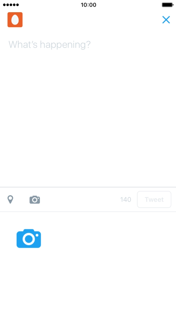 Press the text input field. Press the text input field.
