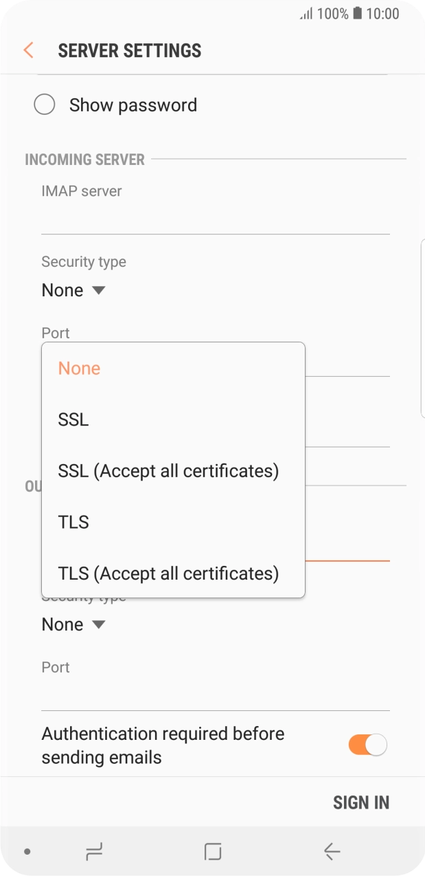 Press SSL to turn on the function.