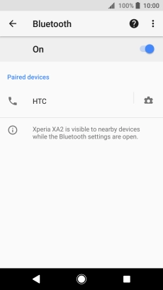 Press the Home key to return to the home screen.