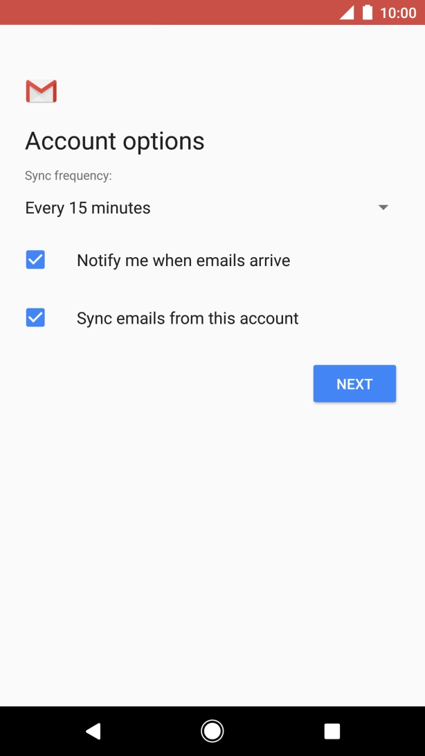 Press the drop down list below 