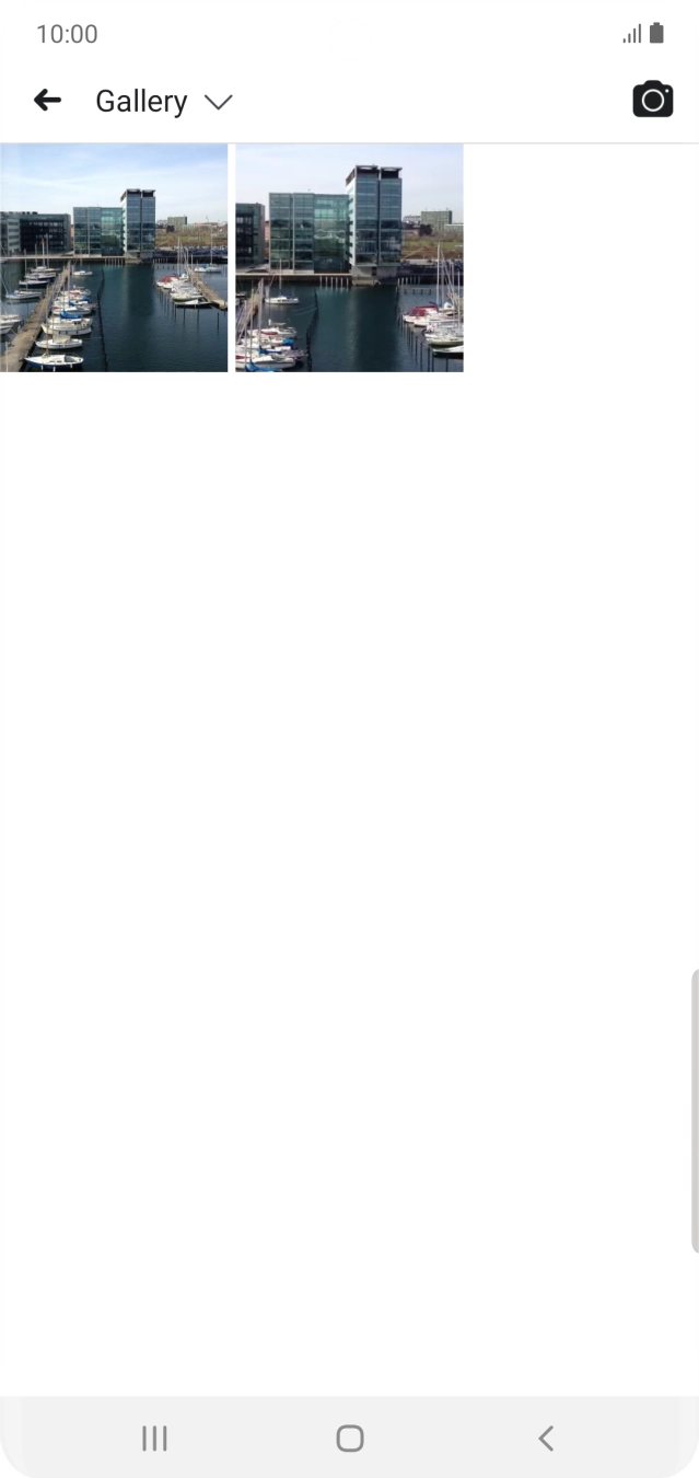 Press the required picture or video clip.