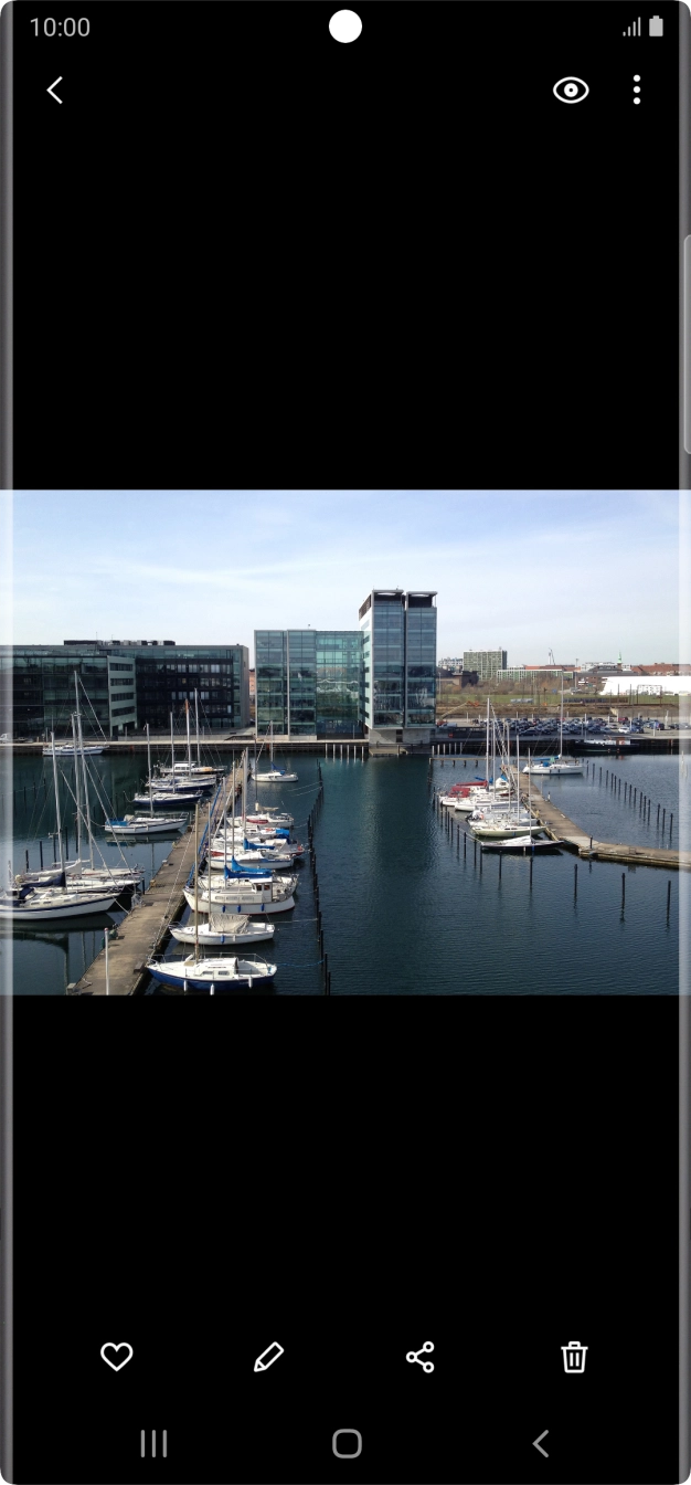 Press the Home key to return to the home screen.