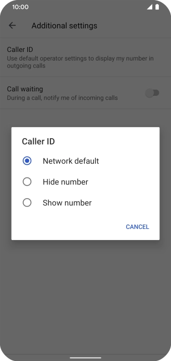Press Show number to turn on caller identification. Press Show number to turn on caller identification.