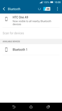 Press the required Bluetooth device and follow the instructions on the screen to pair the device with your phone. Press the required Bluetooth device and follow the instructions on the screen to pair the device with your phone.