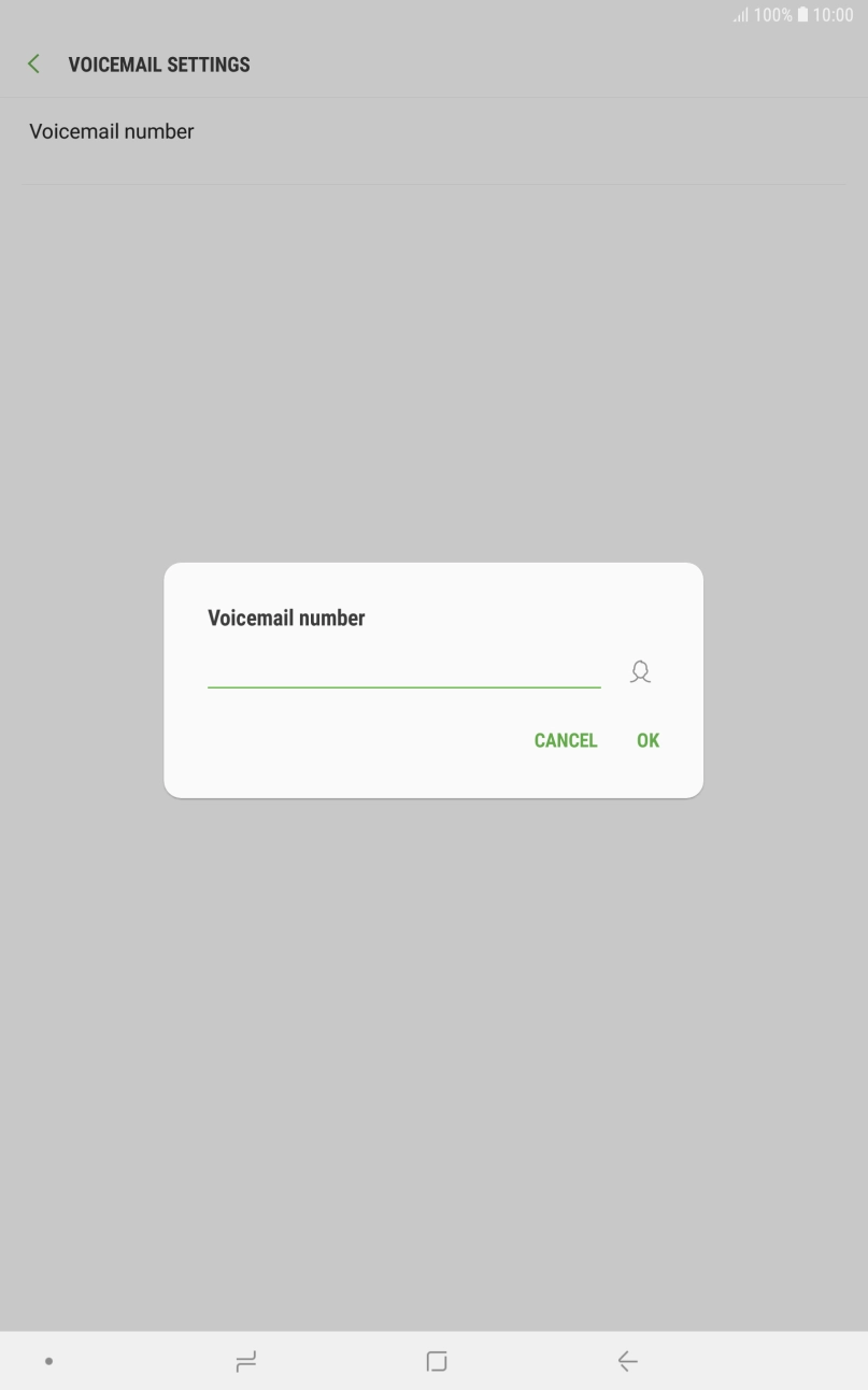 Key in +61101 and press OK.
