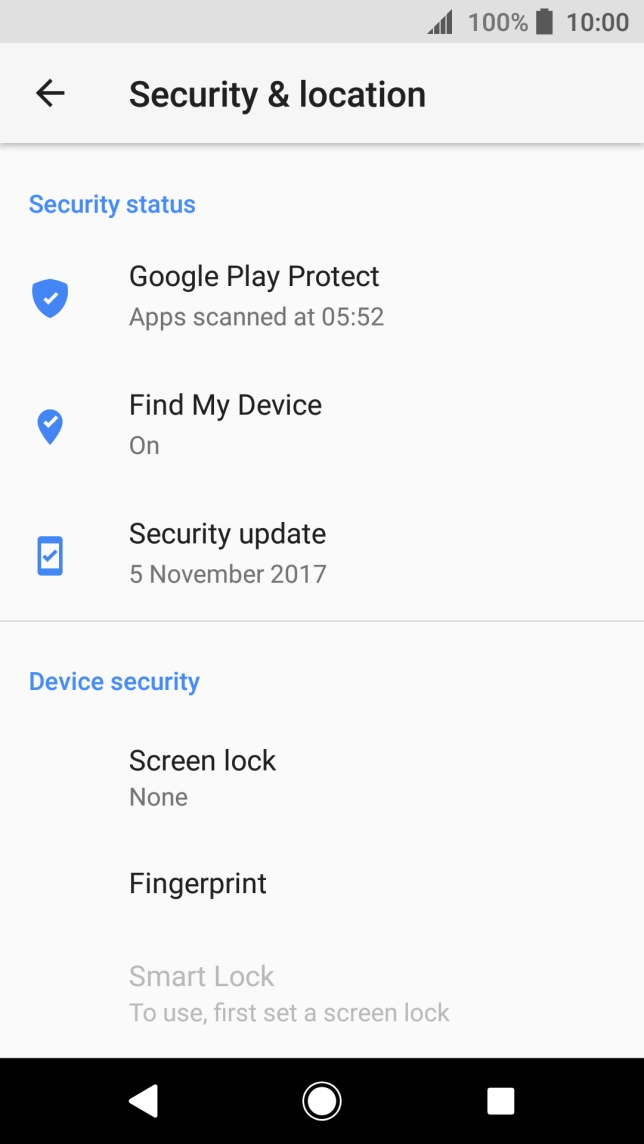 Press the Home key to return to the home screen.