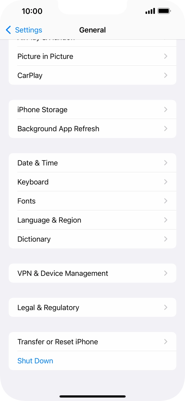 Press Transfer or Reset iPhone. Press Transfer or Reset iPhone.