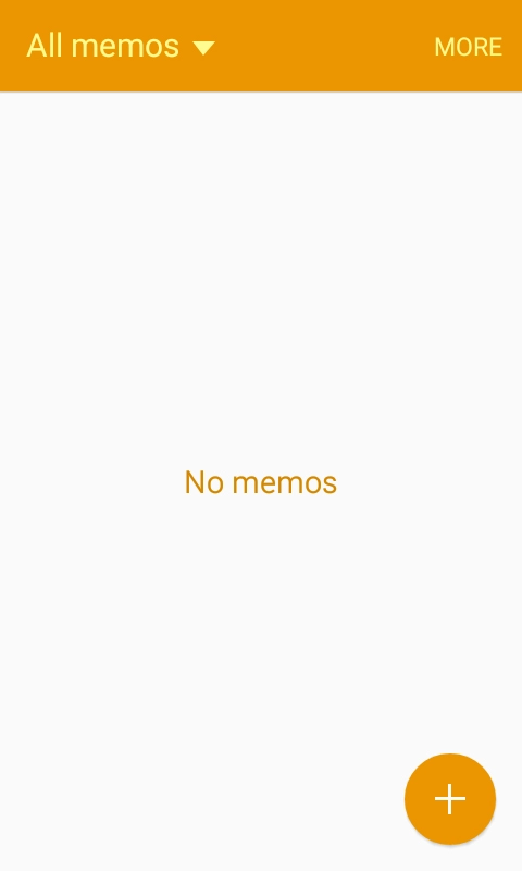 Press the new note icon.