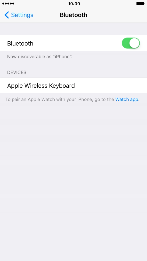 Press the required Bluetooth device and follow the instructions on the screen to pair the device with your phone. Press the required Bluetooth device and follow the instructions on the screen to pair the device with your phone.