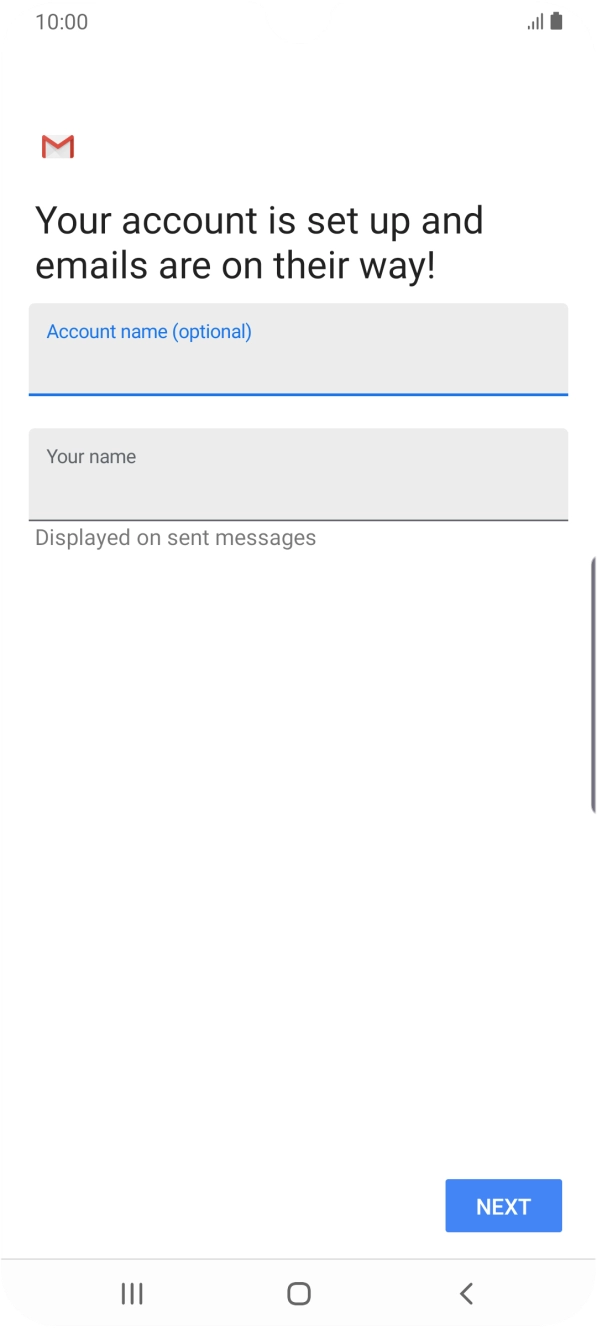 Press the field below 