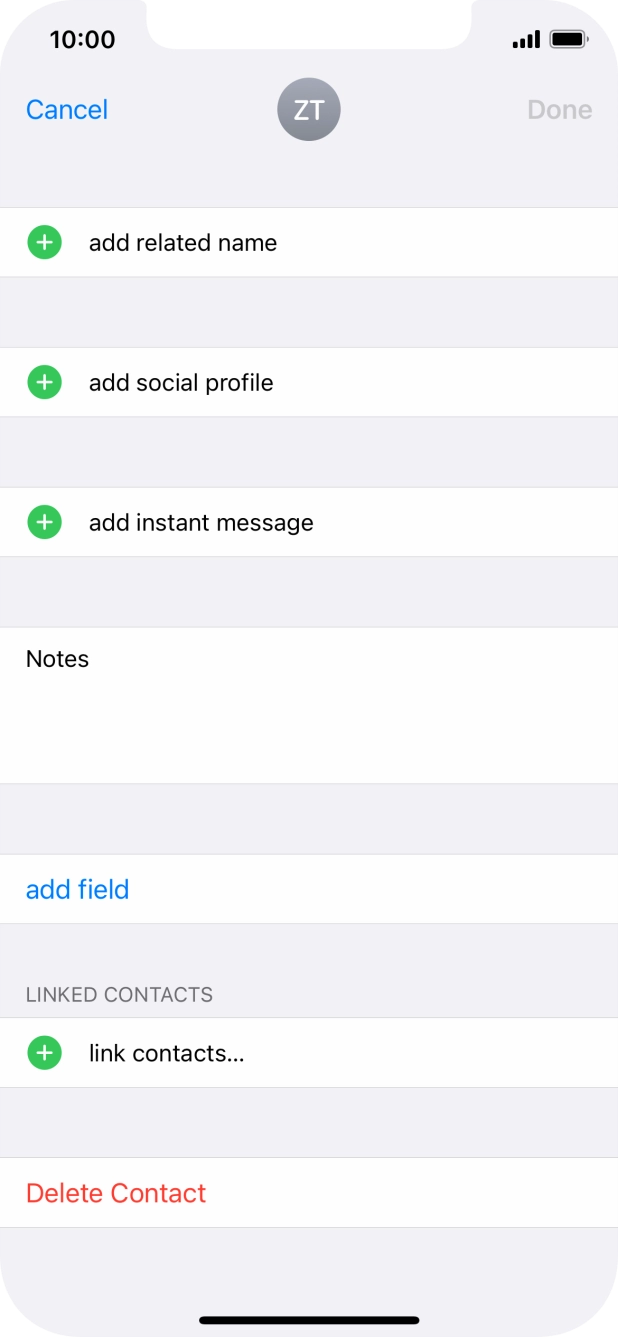 Press link contacts....