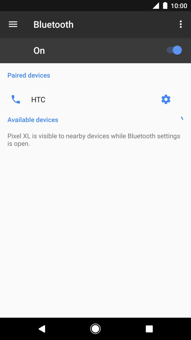Press the Home key to return to the home screen.