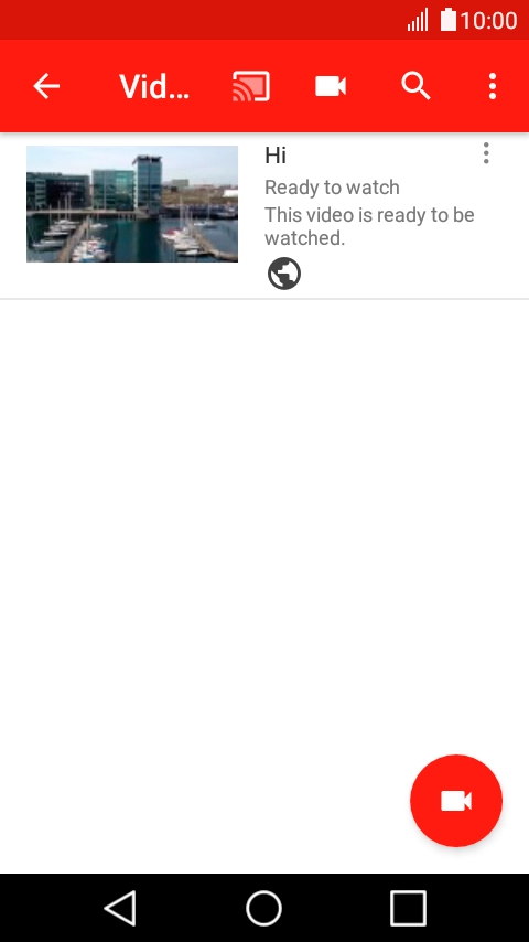 Press the search icon.