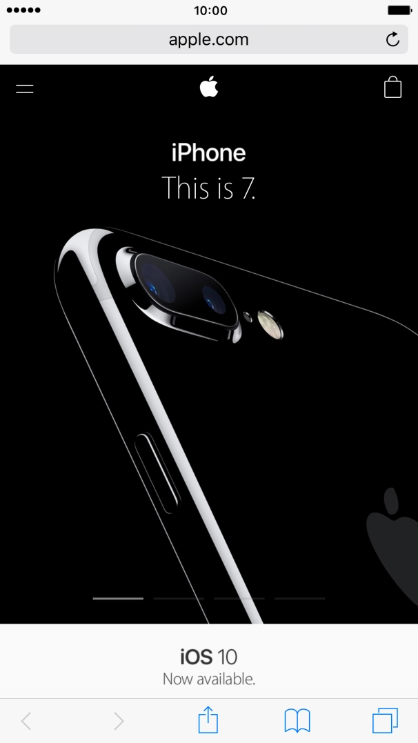 Press the address bar.