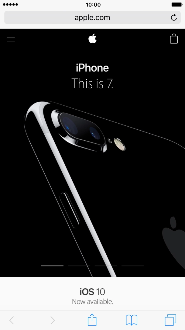 Press the address bar.