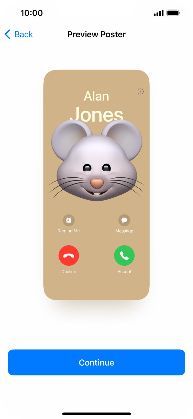 Press Continue. Press Continue.