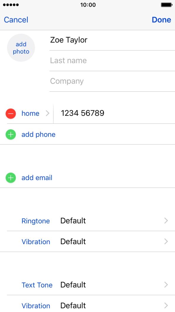 Press add email and key in the required email address.