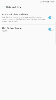 Press the Home key to return to the home screen.