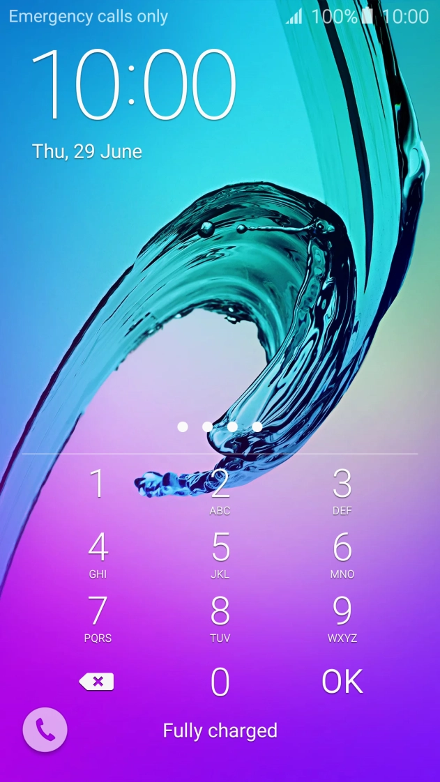 If you're asked to key in your PIN, do so and press OK.