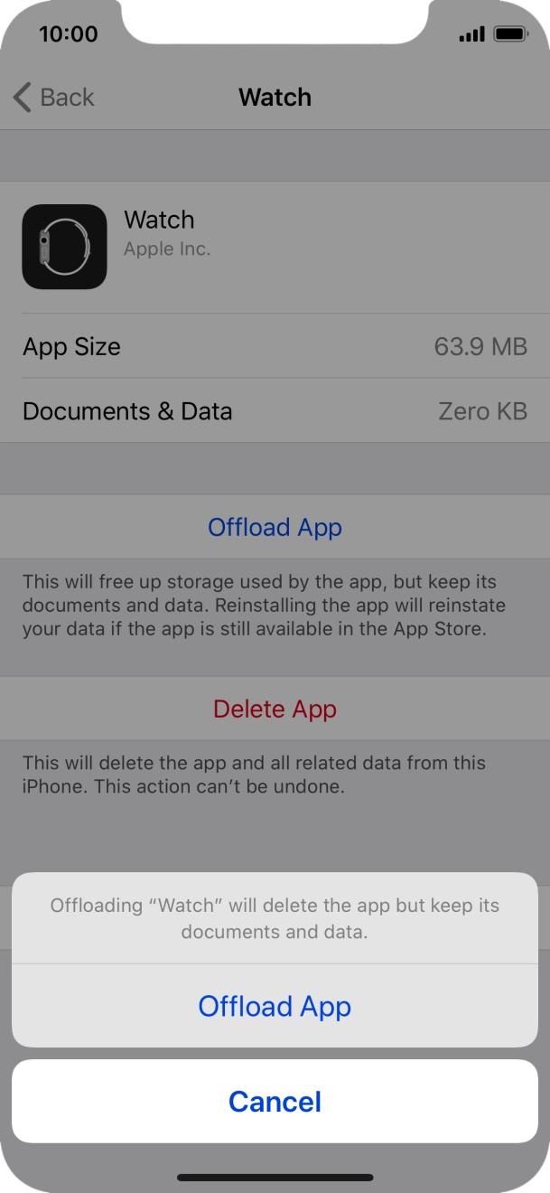 Press Offload App.