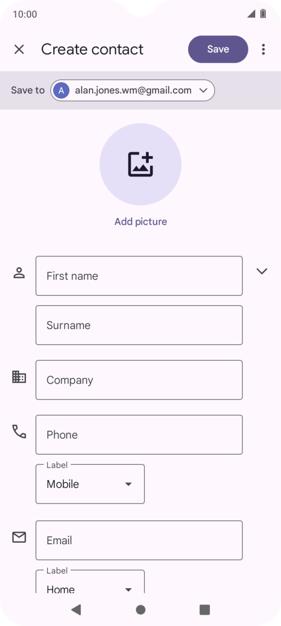 Press the drop down list next to Press the drop down list next to