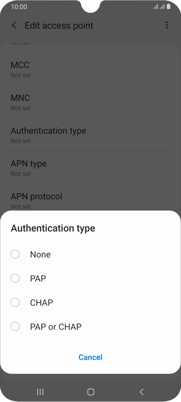 Press None. Press None.