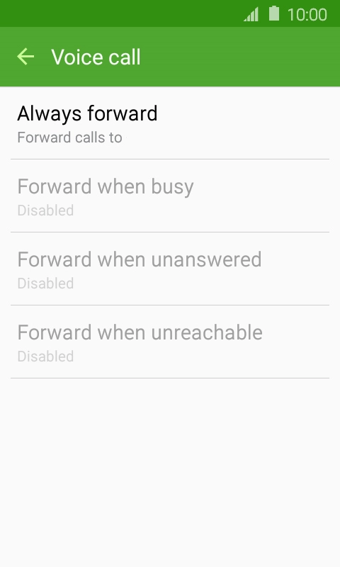 Press the Home key to return to the home screen.