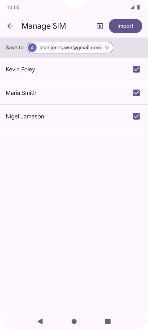 Press the drop down list next to 