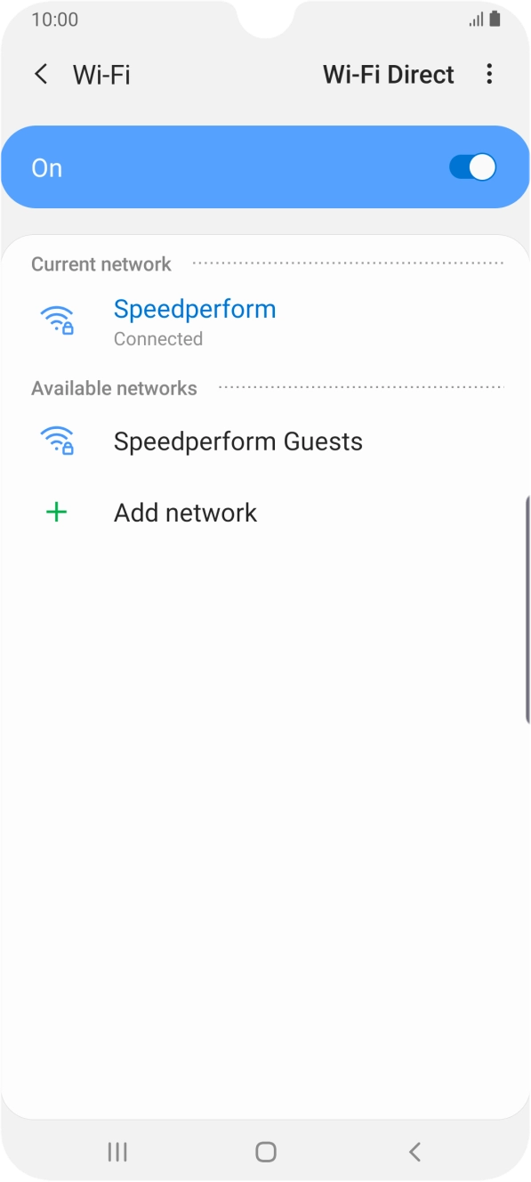 Press the Home key to return to the home screen.