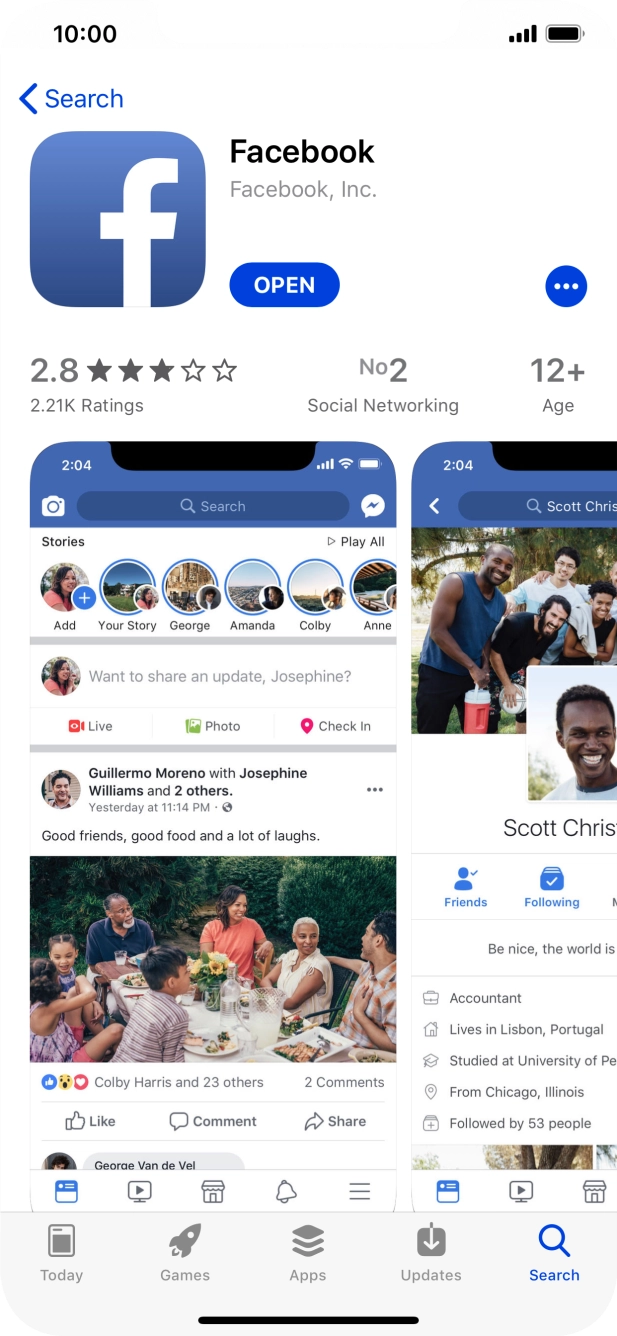 Slide your finger upwards starting from the bottom of the screen to return to the home screen.