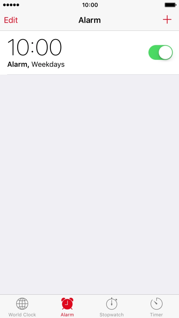 Press the Home key to return to the home screen.
