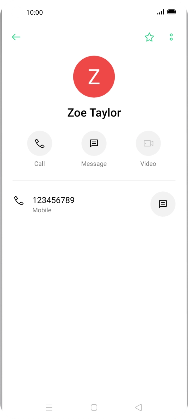 Press the Home key to return to the home screen.