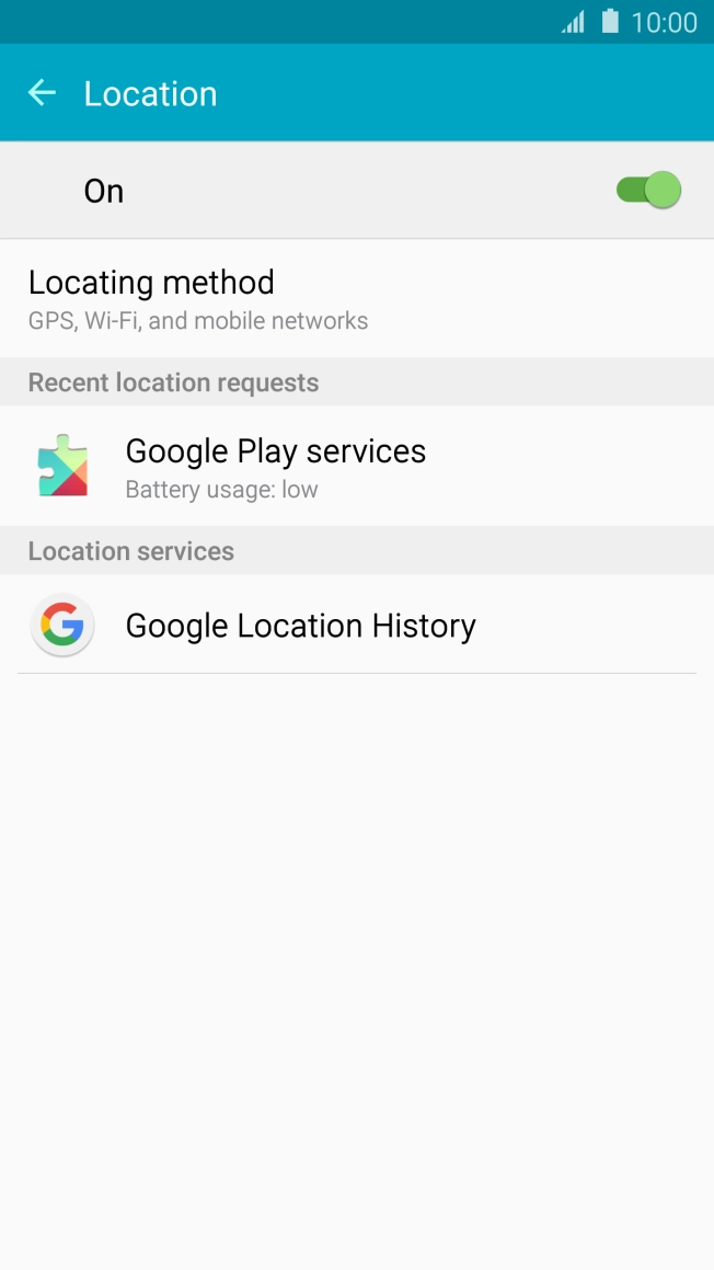 Press Locating method.