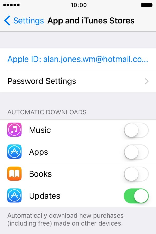 Press the Home key to return to the home screen.