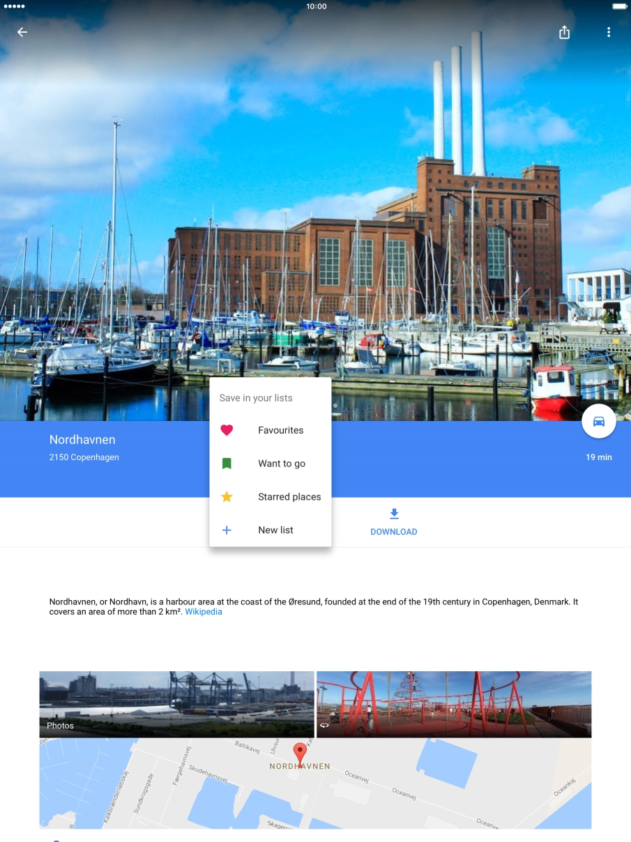 Press the required setting.