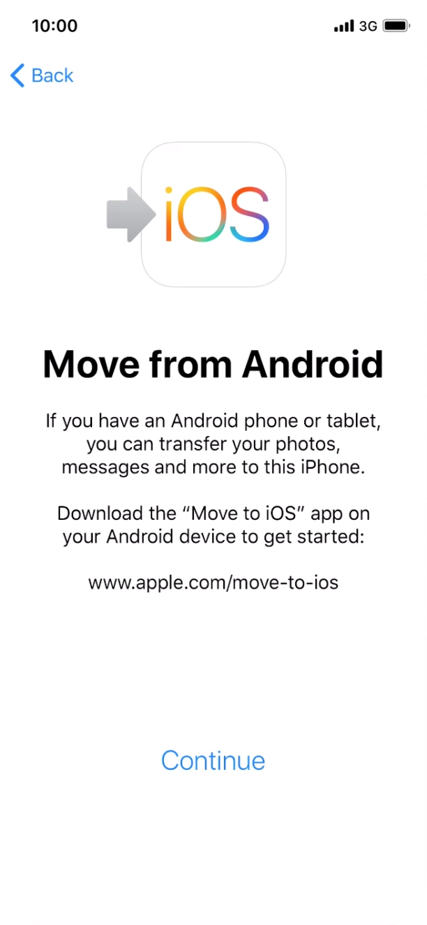 To transfer content to your phone, you need to install the app 