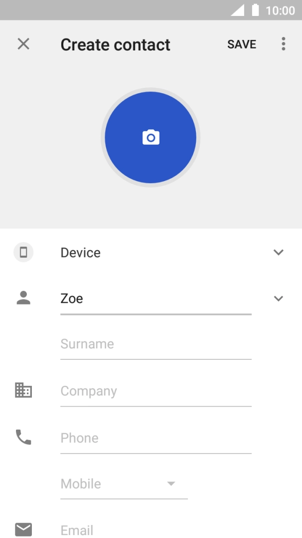 Press Surname and key in the required last name.