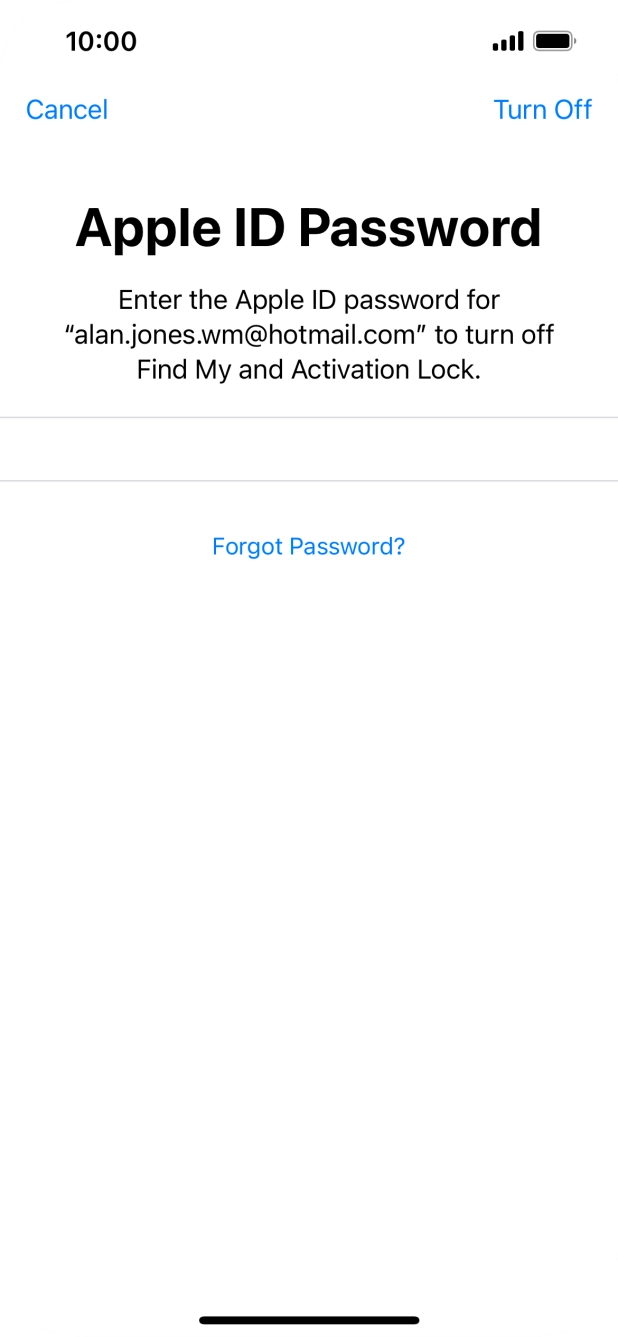 Press Turn Off. Press Turn Off.