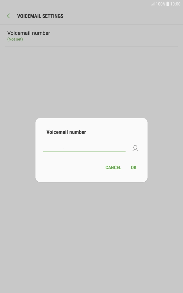 Key in +61101 and press OK.