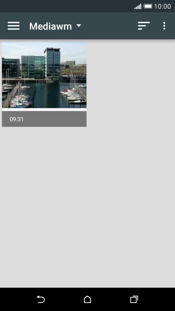 Press the required video clip.