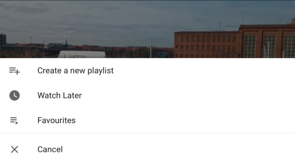 Press the required playlist.