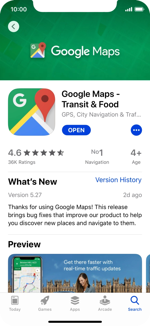 Slide your finger upwards starting from the bottom of the screen to return to the home screen.