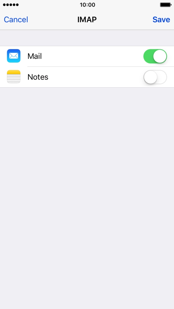 If this screen is displayed, you email account has been recognised and set up automatically. Follow the instructions on the screen to key in more information and finish setting up your phone.