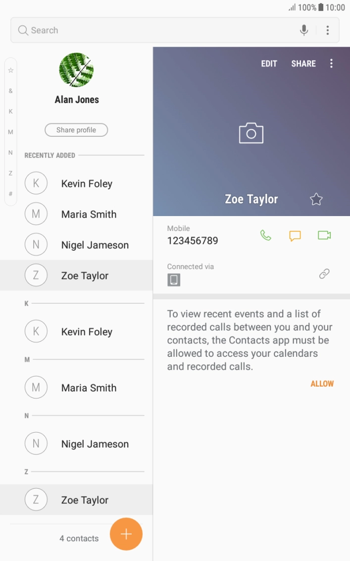 Press the Home key to return to the home screen.
