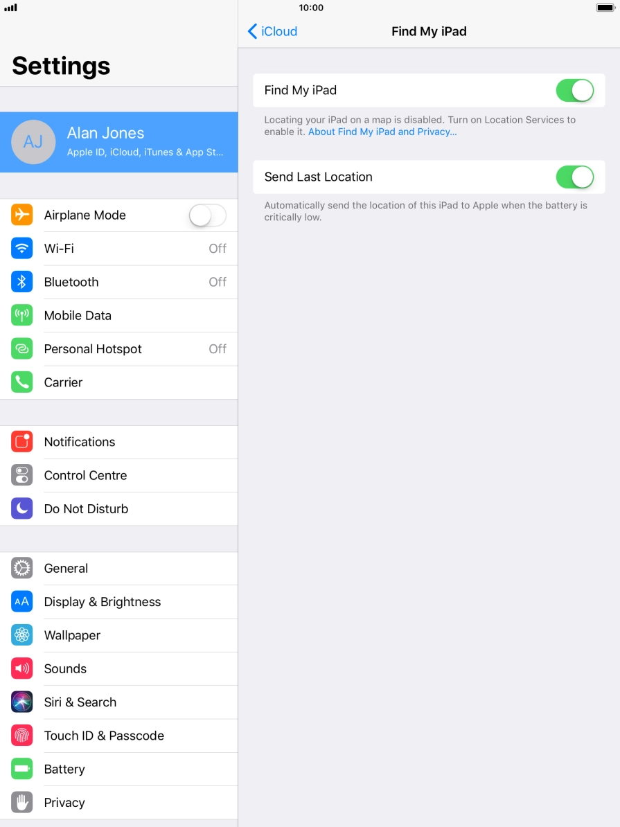 Press the Home key to return to the home screen.