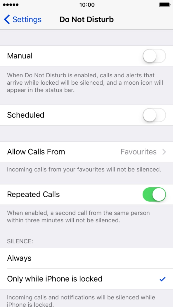 Press the indicator next to Press the indicator next to