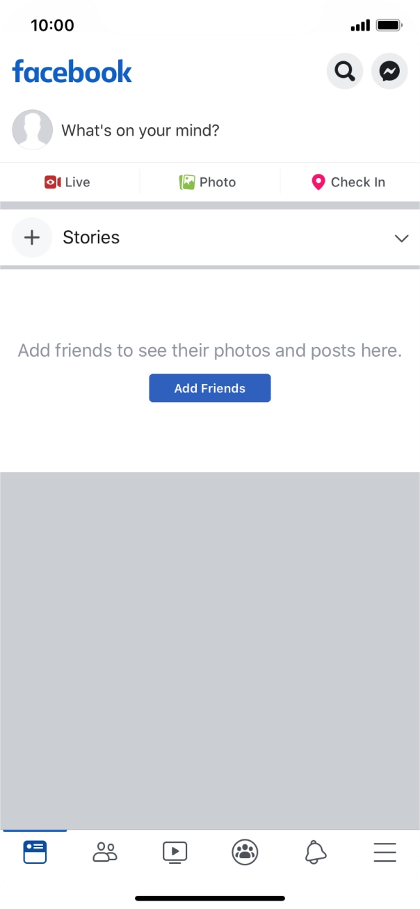 Press the text input field.